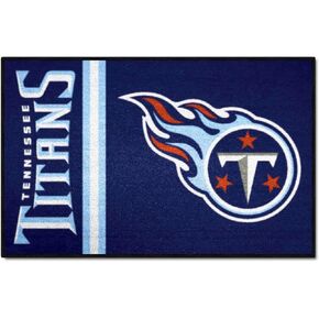 FANMATS - 8239 NFL Tennessee Titans Nylon Face Starter Rug 19"x30"