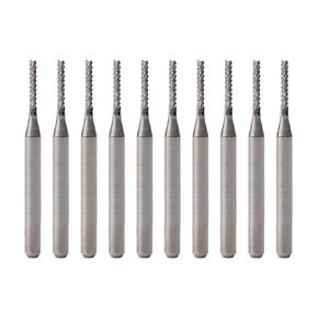 10 PCS Drills 1.5MM Carbide End Milling Cutter,CNC Router Bits, End Mill for PCB Machine Tool