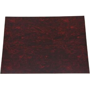 KAISH 25x20cm Acoustic Guitar Self Adhesive Scratch Plate Sheet Pickguard Material Sheet RedTortoise