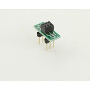 ChipQuik (Qty 2) Proto-Advantage DR200D254P06F Dual Row 2.00mm Pitch 6-Pin Female Header to DIP-6 Adapter