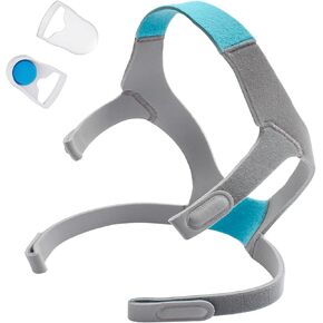 N20 Headgear Replacement for ResMed AirFit/AirTouch N20 Nasal Mask Headgear, Comfortable N20 Head Strap with 1 Pair Magnetic Clips - Large