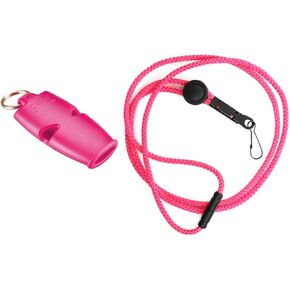 Fox 40 Micro Pealess Safety Whistle with Lanyard 110 dB Pink 9513-0408