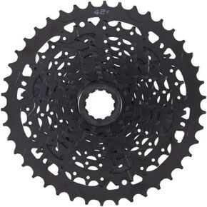 Microshift | Advent Cassette | 9 Speed | 11-46T | ED Black | Hardened Steel Cogs