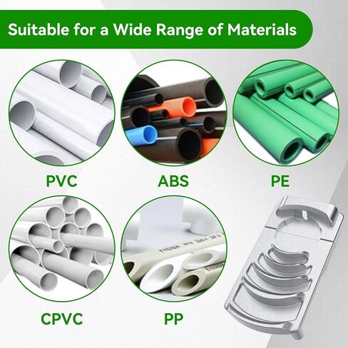 أداة إزالة حواف الأنابيب البلاستيكية، مخرطة أنابيب PVC احترافية لإزالة نتوءات ستة أحجام من الأنابيب: 1 1/4 بوصة إلى 4 بوصة، أداة فعالة لإزالة حواف مخرطة الأنابيب البلاستيكية مع شفرة حادة، أداة شطب PVC in Saudi Arabia