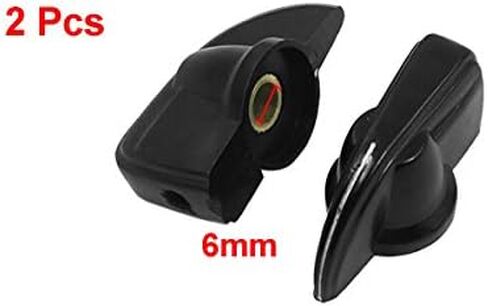 uxcell a14061600ux0016 Plastic 6mm Shaft Dia Volume Knob Cap K7-2 for Potentiometer Pot Pack of 2 in Saudi Arabia