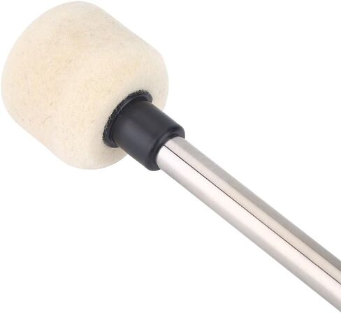 Drum Mallet Bass Drum Percussion Sticks with Wool Felt Head Percussion Marching Band Accessory in Saudi Arabia