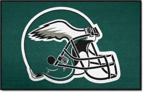 FANMATS 5822 Philadelphia Eagles Starter Mat Accent Rug - 19in. x 30in. | Sports Fan Home Decor Rug and Tailgating Mat - Eagles Helmet Logo in Saudi Arabia