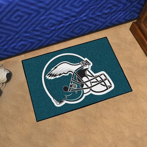 FANMATS 5822 Philadelphia Eagles Starter Mat Accent Rug - 19in. x 30in. | Sports Fan Home Decor Rug and Tailgating Mat - Eagles Helmet Logo in Saudi Arabia