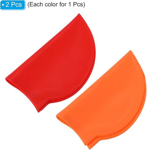PATIKIL Silicone Swim Cap, Waterproof Swimming Hat Non-Slip Adult Swimming Caps for Women and Men Swim Training Racing in Saudi Arabia