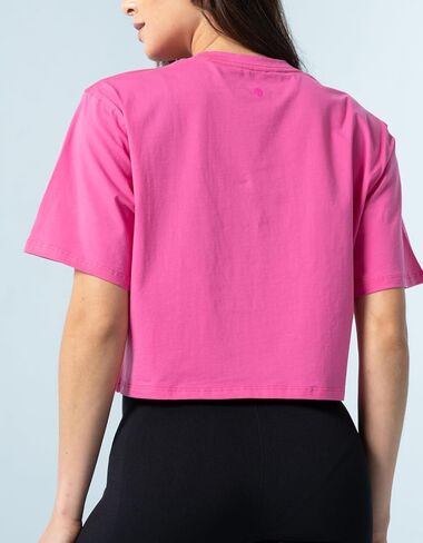 Lulucheri Women's Pima Cotton Workout Crop Tops Short Sleeve Shirts Athletic T-Shirt Cropped Crew Neck Tee in Kuwait