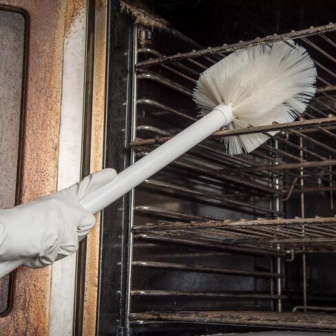 SPARTA Industial Tank Brush Pipe Brush, Drain Brush with Handle for Commercial Kitchens, Polyester Bristle, 5 Inch, White in Saudi Arabia