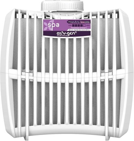 Oxygen-Pro - Starter Kit - Commercial Air Freshener and Deodorizer, Wall Mounted, Battery Operated Automatic Dispenser, Odor Eliminator, and Fragrancing System (Medium Scent) 120 Day Supply in Saudi Arabia