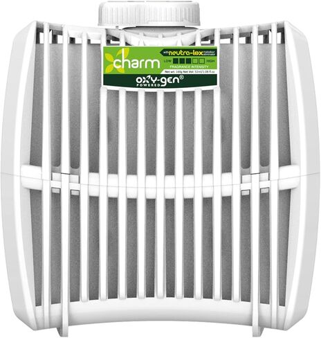 Oxygen-Pro - Starter Kit - Commercial Air Freshener and Deodorizer, Wall Mounted, Battery Operated Automatic Dispenser, Odor Eliminator, and Fragrancing System (Medium Scent) 120 Day Supply in Saudi Arabia