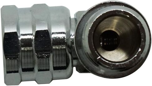 Snorkel Master Scuba Choice 90 Degree Swivel Adaptor UNF for Regulator LP Hose, 2" x 9/16"- 18" in Saudi Arabia