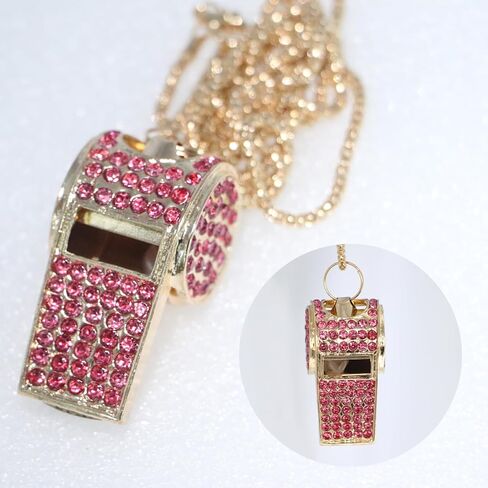 صافرة، صافرة كريستال معدنية من حجر الراين، صافرة لامعة مع سلسلة مفاتيح للحكام والمدربين in Kuwait