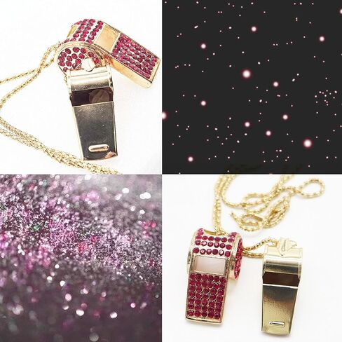 صافرة، صافرة كريستال معدنية من حجر الراين، صافرة لامعة مع سلسلة مفاتيح للحكام والمدربين in Kuwait