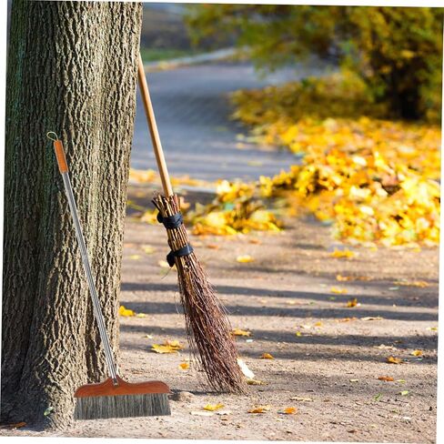 Horsetail Broom Home Cleaning Device Reusable Broom Bathroom Cleaning Device Cleaning Brush Garbage Sweeping Tool Floor Wiper Stable Broom Long Handle Cleaning Broom in Saudi Arabia