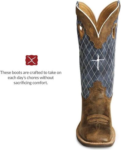 Twisted X Mens Ruff Stock Western Boot in Kuwait