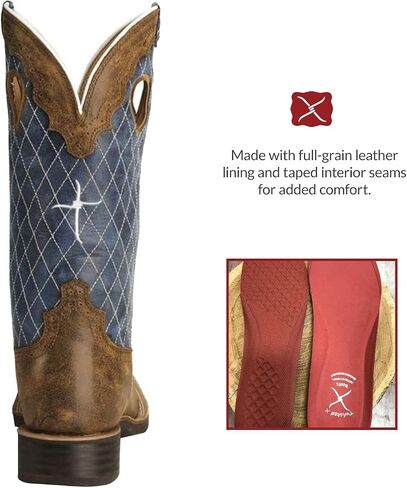 Twisted X Mens Ruff Stock Western Boot in Kuwait