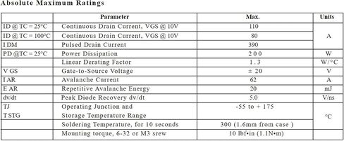 Horinktor 10 قطعة IRF3205 3205 N-قناة Mosfet الترانزستور 55 فولت 110A ، TO-220AB. in Saudi Arabia