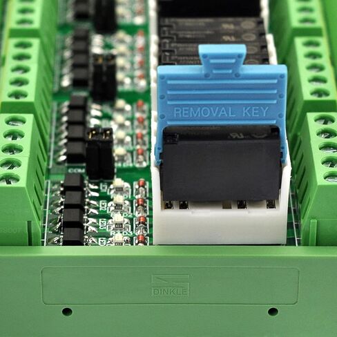 DIN Rail Mount AC/DC 5V 12V 24V SPST-NO 5Amp Power Relay Module (AC/DC 5V, 16 Channels) in Kuwait