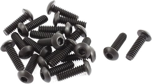 uxcell 3/16 Inch-24x5/8 Inch Hex Socket Button Head Bolts Screws 20pcs in Kuwait