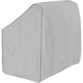 FCOUIID Boat Center Console Cover, 600D Marine Grade Polyester Canvas, Waterproof, Grey (Large Size up to 46" W 40" L 45" H)