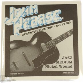 John Pearse Electric Strings Nickel Wound Jazz Medium 12-52