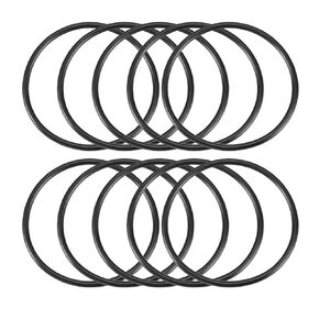 uxcell Nitrile Rubber O-Rings, 82mm OD 74mm ID 4mm Width, Metric Sealing Gasket, Pack of 10