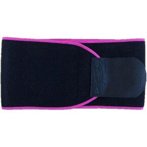 Waist trimmer for Women and Men - Waist trainer for Workouts and Intense Training, 4 Sizes, Black