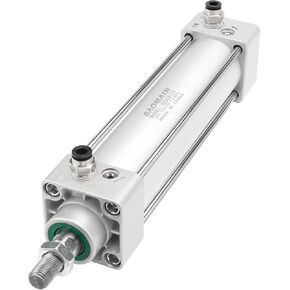 Baomain Pneumatic Air Cylinder SC 40 x 125 PT 1/4, Bore: 40mm, Stroke: 125mm, Screwed Piston Rod Dual Action 1 Mpa