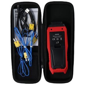 Digital Thermometer Thermocouple Mini Convenient 4 Channels K-Type Thermocouples Portable Handheld Industrial Temperature Tester Laboratories