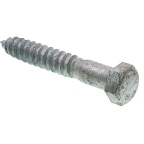 Prime-Line 9056921 Hex Lag Screws, 1/2 In. X 3-1/2 In., A307 Grade A Hot Dip Galvanized Steel (25 Pack)