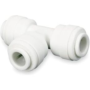 IPW Industries Inc-John Guest - Acetal Union Tee Quick Connect Fitting 1/4" OD/Single-(CI0208W)
