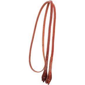 CHALLENGER Horse Western Amish Made Leather Quick Change Barrel Contest Reins Brass 66RT14