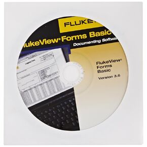 Fluke FVF-BASIC FlukeView Forms Basic Software with Cable for 280 Series, 180 Series, 789, 1653B and 1550B