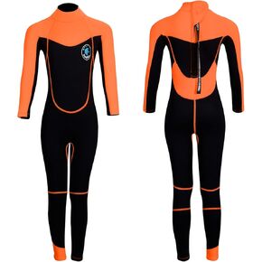 Wetsuit Kids for Boys/Girls Full Baby One Piece Wet Suit 2mm Neoprene 3t to 12t Toddler/Infant Swimsuit for Surfing Snorkeling Swimming