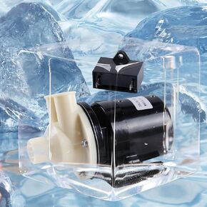 APTA92P10WD1 Water Pump Motor Assembly fits for Hoshizaki APTA92P10WD1 Ice Machine Water Pump 120V 53.4W 0.4 Amp replace KM500MAH KM630MAH KM900MAH