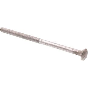 Prime-Line 9065414 Carriage Bolts, 5/8 In.-11 X 12 In, A307 Grade A Hot Dip Galvanized (5 Pack), Zinc