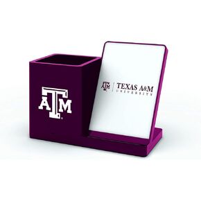 SOAR NCAA Wireless Cell Phone Charging Stand and Desktop Organizer, Texas A&M Aggies