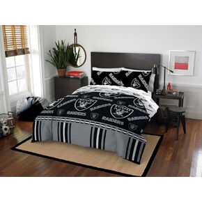 The Northwest Company NFL Las Vegas Raiders Bed in a Bag Set, Queen, Rotary Legacy