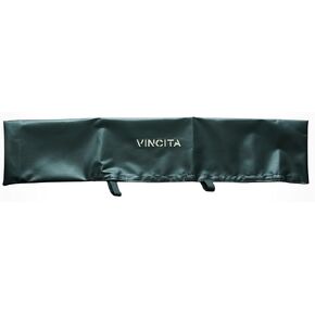 Vincita Mountain Bike Durable Water-Resistant Handlebar Cover XL with Hook and Loop Adjustable Strap Bike Cover Road Bicycles Bikepacking Accessories (Waterproof/Black)