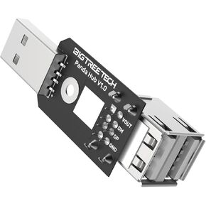 BIGTREETECH Panda Hub Compatible with Bambu Lab P1S P1P 3D Printers, 2-port USB Hub USB Splitter Expander