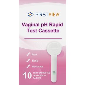 Vaginal pH Test Strips, Feminine Health Vaginal pH Test Strips Kits for Bacterial Vaginitis- 10pcs