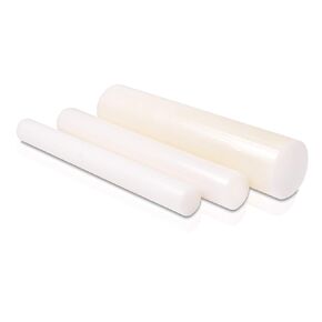 Nylon 6/6 Plastic Round Rod 5/8" Diameter, 24" Length - White Color