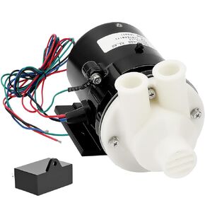 Ice Maker Machine Pump Motor Assembly with Capacitor Replacement for Hoshizaki PA0613, S-0613, 321444A01, 321444A02, 3A2638A03, HS-0176, also replaces APTA92P10WD1