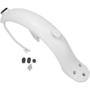 Rear Mudguard Fender, Taillight and Hook for Xiaomi Bracket with M365 Electric Scooter(White)