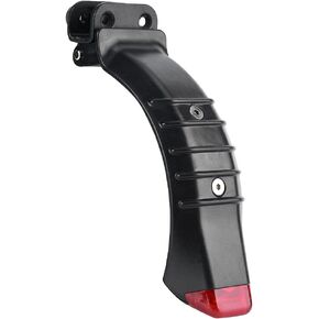 Mudguard, Rear Mudguard Back Fenders with Light Replacement Part Adjustable Electric Scooter Rear Mud Guards Mudguard Fenders Set for Electric Scooter