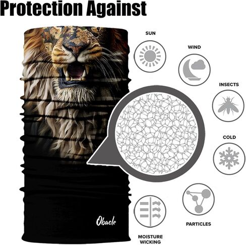 Obacle Neck Gaiter Face Mask Men Women for Sun Protection Motorcycle Fishing in Saudi Arabia