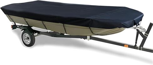 Boat Cover Replacement for Jon Boats 14ft Heavy Duty Marine Grade Trailerable Black in Saudi Arabia